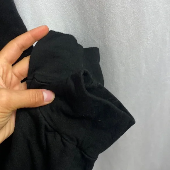 MONROW Revolve Supersoft Fleece Hooded Jumpsuit - Black - Size Small - Picture 11 of 16